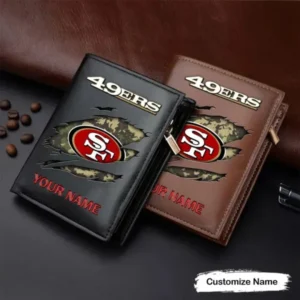 San Francisco 49ers Men Slim Vertical Wallets New 2025