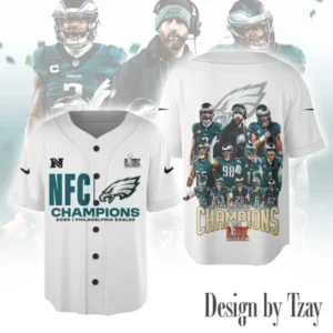 Philadelphia Eagles Personalized Baseball Jersey AMCBJS587