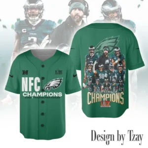 Philadelphia Eagles Personalized Baseball Jersey AMCBJS589