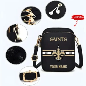 New Orleans Saints Women’s Small Handbags Trending 2025 AMCCBB234