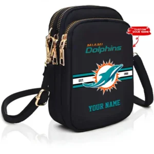 Miami Dolphins Women’s Small Handbags Trending 2025 AMCCBB238