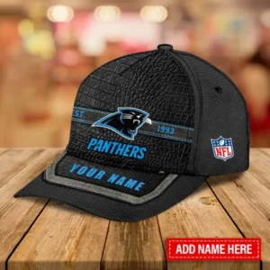 Carolina Panthers Leather Baseball Cap Trending 2025
