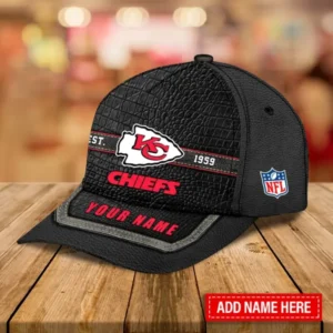 Kansas City Chiefs Leather Baseball Cap Trending 2025