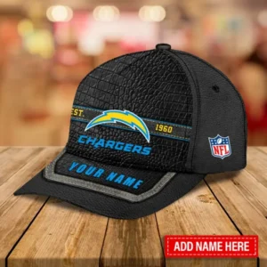Los Angeles Chargers Leather Baseball Cap Trending 2025