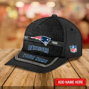 New England Patriots Leather Baseball Cap Trending 2025