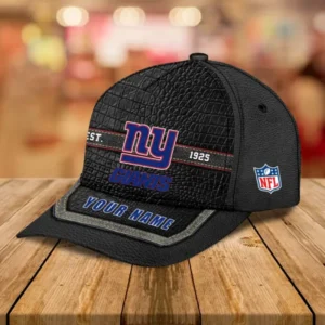 New York Giants Leather Baseball Cap Trending 2025