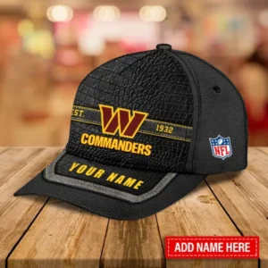 Washington Commanders Leather Baseball Cap Trending 2025