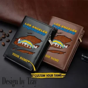 Los Angeles Chargers Men Slim Vertical Wallets New 2025