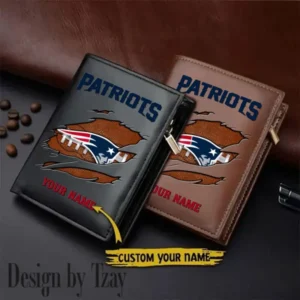 New England Patriots Men Slim Vertical Wallets New 2025