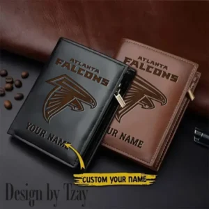 Atlanta Falcons Men Slim Vertical Wallets New 2025