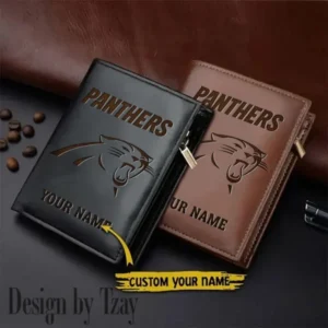 Carolina Panthers Men Slim Vertical Wallets New 2025