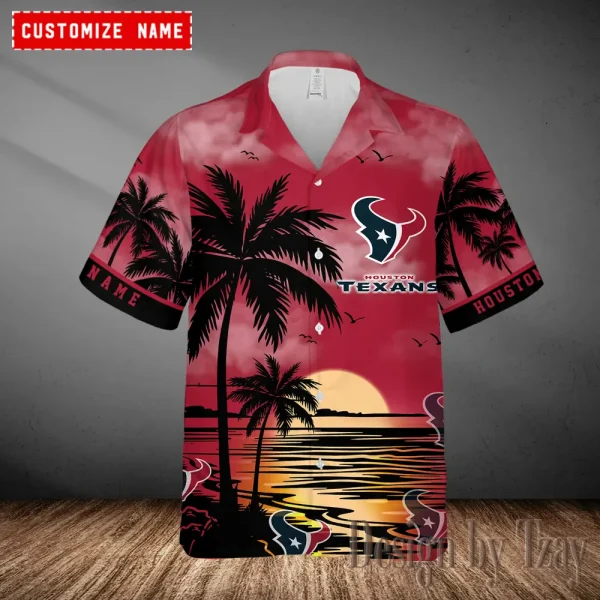 Houston Texans Hawaiian Shirt New Gift For Summer 2025 AMCHWS833 - Image 2