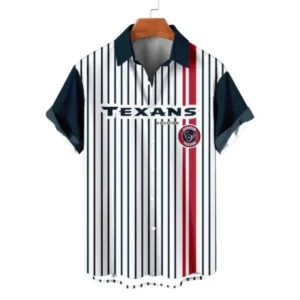Houston Texans Classic Retro Mascot Line Hawaiian Shirt AMCHWS00011