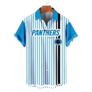 Carolina Panthers Classic Retro Mascot Line Hawaiian Shirt AMCHWS00020