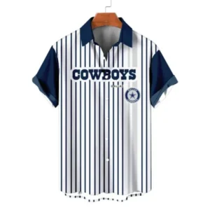 Dallas Cowboys Classic Retro Mascot Line Hawaiian Shirt AMCHWS00009