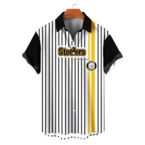 Pittsburgh Steelers Classic Retro Mascot Line Hawaiian Shirt AMCHWS00033