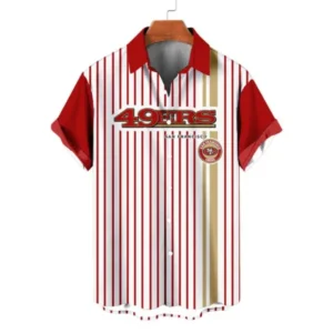 San Francisco 49ers Classic Retro Mascot Line Hawaiian Shirt AMCHWS00034