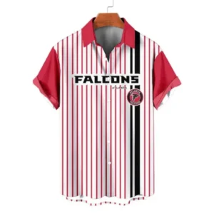 Atlanta Falcons Classic Retro Mascot Line Hawaiian Shirt AMCHWS00013