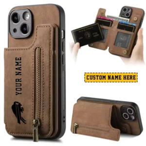 Buffalo Bills Zipper Cards Solt Wallet Leather Case New 2025 AMCWLPC00022