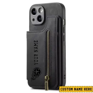 Tennessee Titans Zipper Cards Solt Wallet Leather Case New 2025 AMCWLPC00246