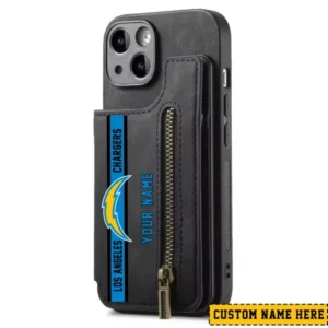 Los Angeles Chargers Zipper Cards Solt Wallet Leather Case New 2025 AMCWLPC00144