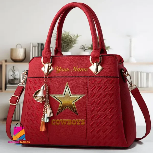 Dallas Cowboys Deluxe Beclina Handbag For Women 2025 Versions AMCBHB00005 - Image 5