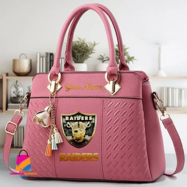 Las Vegas Raiders Deluxe Beclina Handbag For Women 2025 Versions AMCBHB00018 - Image 5