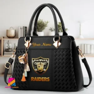 Las Vegas Raiders Deluxe Beclina Handbag For Women 2025 Versions AMCBHB00018