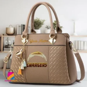 Los Angeles Chargers Deluxe Beclina Handbag For Women 2025 Versions AMCBHB00029
