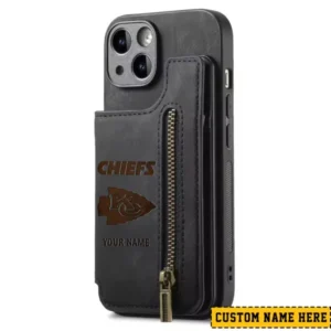Kansas City Chiefs Zipper Cards Solt Wallet Leather Case New 2025 AMCWLPC00131