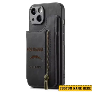 Los Angeles Chargers Zipper Cards Solt Wallet Leather Case New 2025 AMCWLPC00146