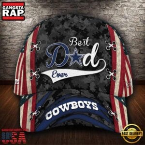 Dallas Cowboys Best Dad Camo Classic Cap AMCCAP000060