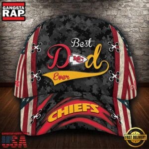 Kansas City Chiefs Best Dad Ever New Design Classic Cap AMCCAP000066