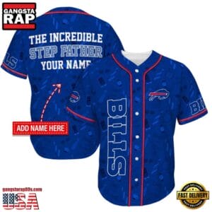 Buffalo Bills The Increadible Step Father’s Day New Design Baseball Jersey Shirt AMCBJS000008