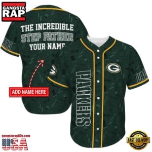 Green Bay Packers The Increadible Step Father’s Day New Design Baseball Jersey Shirt AMCBJS000028