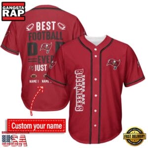 Tampa Bay Buccaneers Best Dad Ever New Design Baseball Jersey Shirt AMCBJS000068