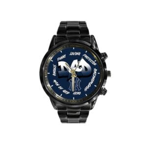 New York Yankees Limited Edition Black Stainless Steel Watch For Father's Day AMCWA000013