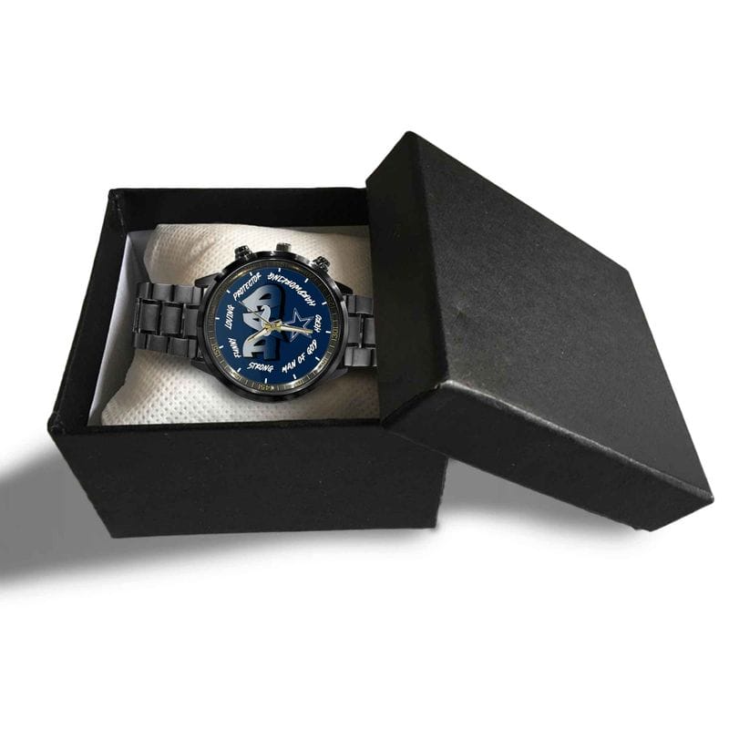 Dallas Cowboys Limited Edition Black Stainless Steel Watch For Father's Day AMCWA000003 - Image 5