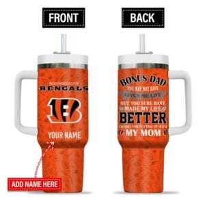 Cincinnati Bengals New Personalized 40oz Tumbler Father's Day AMC40OZ000169
