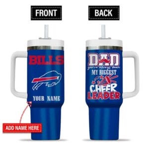 Buffalo Bills My Biggest Cheer Leader Gift For Father's Day Limited Edition 40oz Tumbler AMC40OZ000188