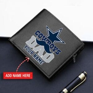 Dallas Cowboys Limited Edition Men Leather Bifold Wallet Gift For Father's Day AMC2DMW000013