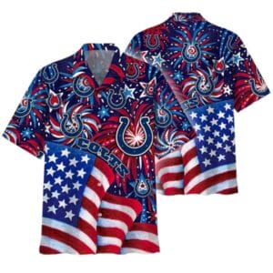 Indianapolis Colts Custom Limited Independence Day Summer Hawaiian Shirt AMCHWS00107