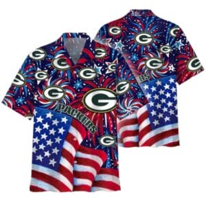Green Bay Packers Custom Limited Independence Day Summer Hawaiian Shirt AMCHWS00098