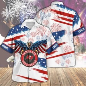 Tampa Bay Buccaneers Custom Limited Independence Day Summer Hawaiian Shirt AMCHWS00127