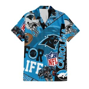 Carolina Panthers Custom Limited Edition For Life Hawaiian Shirt and Shorts AMCHWSS000256