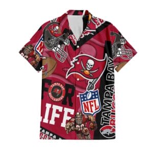 Tampa Bay Buccaneers Custom Limited Edition For Life Hawaiian Shirt and Shorts AMCHWSS000263