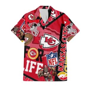 Kansas City Chiefs Custom Limited Edition For Life Hawaiian Shirt and Shorts AMCHWSS000267