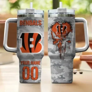 Cincinnati Bengals Customized Tumblers 40oz Gift For Fans 2025 AMC40OZ000214