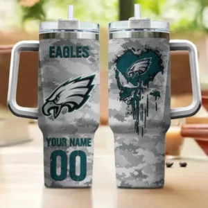 Philadelphia Eagles Customized Tumblers 40oz Gift For Fans 2025 AMC40OZ000217