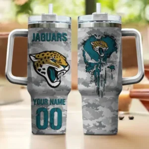 Jacksonville Jaguars Customized Tumblers 40oz Gift For Fans 2025 AMC40OZ000220